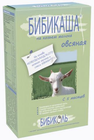 Бибикаша каша Овсяная на козьем молоке с 5 мес. 250 гр.