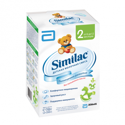 Молочная смесь Similac ( Симилак ) 2 с 6 мес. 700 г картонная упаковка